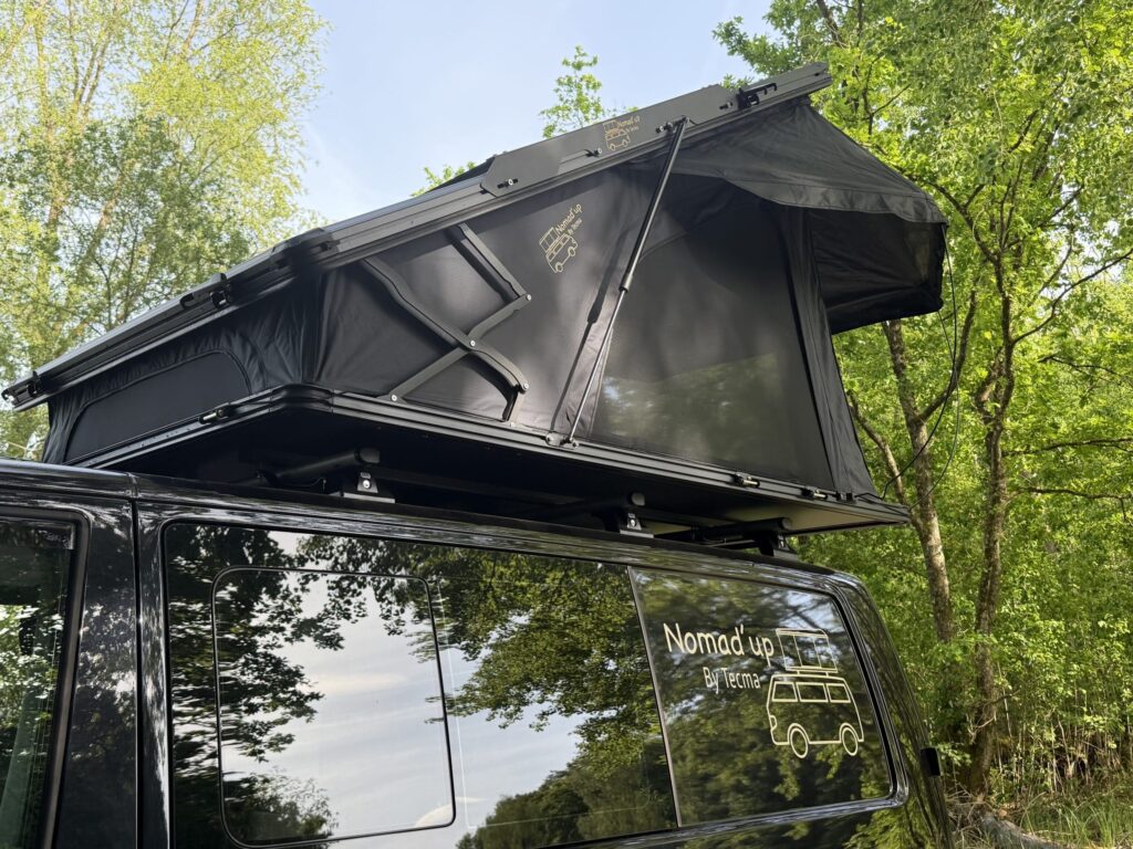 tente de toit nomad up obscure cosy 147cm
